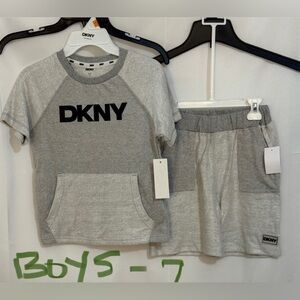 DKNY Boys' Cotton Blend Top